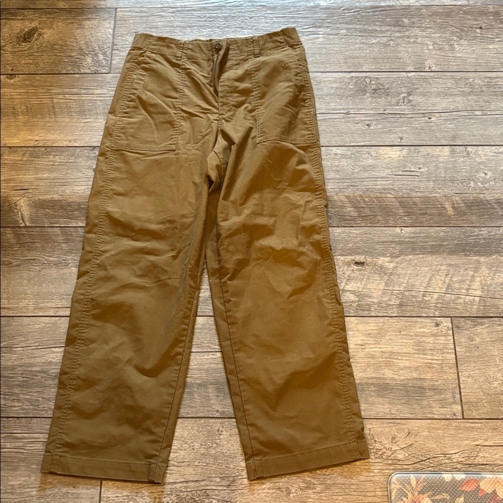 Uniqlo olive green pants